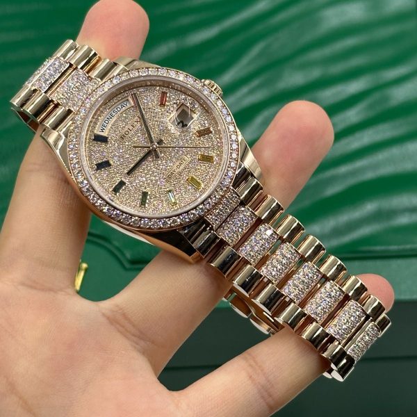 【Super Clone】RLX Day-Date M128345RBR-0042 36mm