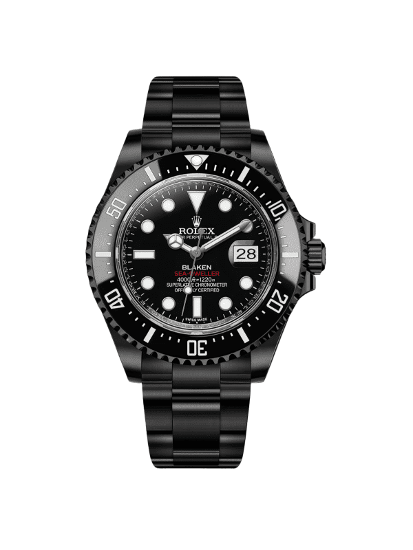 【Super Clone】RLX Sea-Dweller Full Black Multiple Dial Color Options 43mm