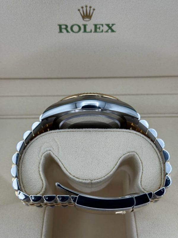 【Super Clone】RLX Sky-Dweller 42mm 336933-0005/0006 Two-Tone Yellow Gold White Dial Oyster