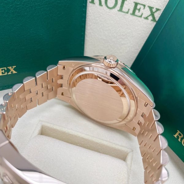 【Super Clone】RLX Sky-Dweller 42mm 336935-0002/0006 Rose Gold Chocolate Dial Jubilee