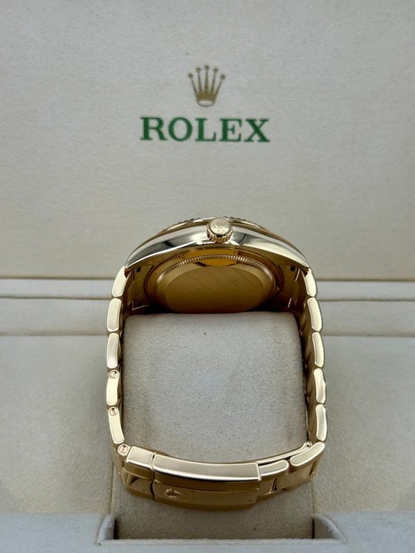 【Super Clone】RLX Sky-Dweller 42mm 336938-0002/0005 Yellow Gold Black Dial Oyster