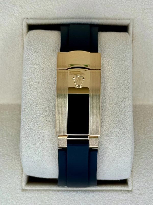 【Super Clone】RLX Sky-Dweller 42mm Yellow Gold Champagne Dial Oysterflex - 336238