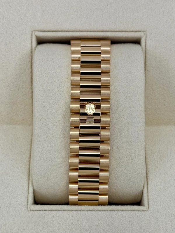 【Super Clone】RLX Yellow Gold President Day Date 40mm Green Roman Ombre Dial - 228238