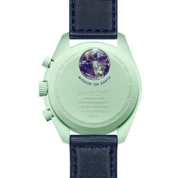 【Super Clone】Swatch x Omega SO33G100 Bioceramic Moonswatch Mission to Earth