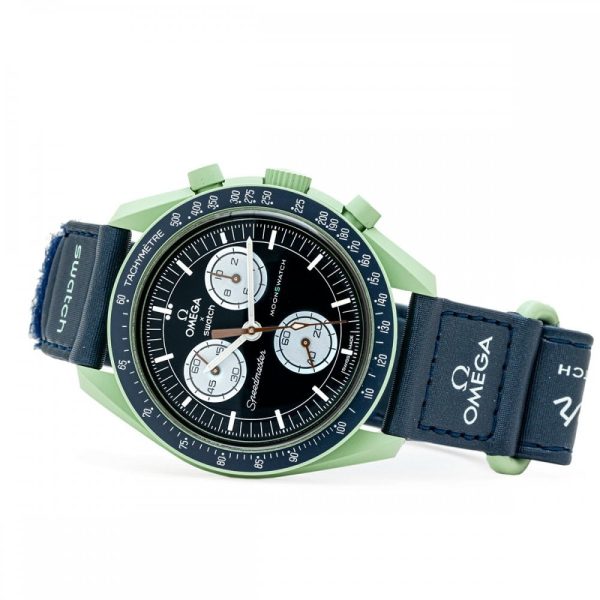 【Super Clone】Swatch x Omega SO33G100 Bioceramic Moonswatch Mission to Earth