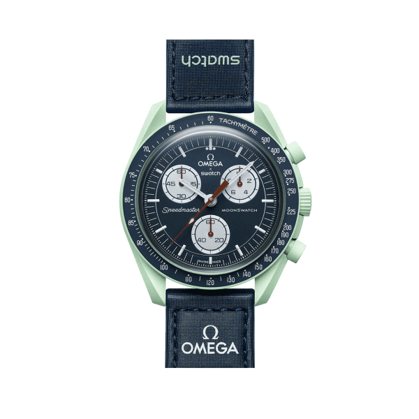 【Super Clone】Swatch x Omega SO33G100 Bioceramic Moonswatch Mission to Earth