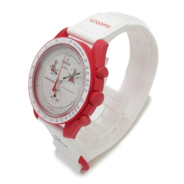 【Super Clone】Swatch x Omega SO33R100 Bioceramic Moonswatch Mission to Mars