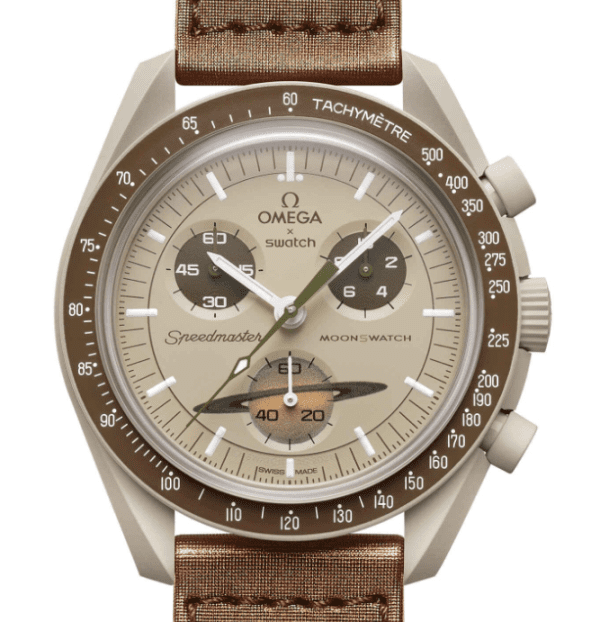 【Super Clone】Swatch x Omega SO33T100 Bioceramic Moonswatch Mission to Saturn
